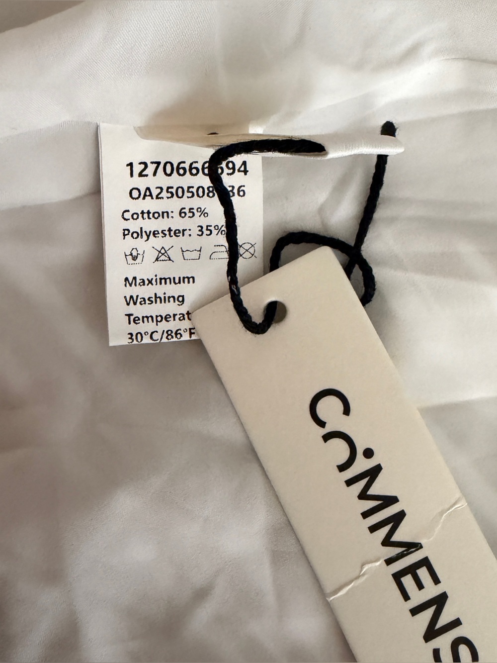 NWT Commense Striped Asymmetrical Hem Midi Dress Khaki Womens Medium - Picture 8 of 9